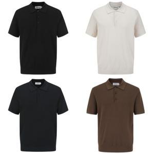 (4컬러) 25SS 비스코스혼방 반팔 니트카라티 ADF2ET1902 CM9344
