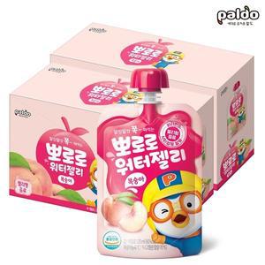 [기타]팔도 뽀로로 워터젤리 복숭아 120ml 20팩