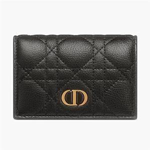 디올 DIOR CARO XS 지갑 블랙 S5132UW