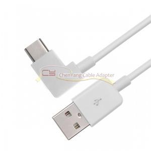 직각 Type-C USB-C - 2.0 케이블 태블릿  전화용 90도 커넥터 흰색 cy