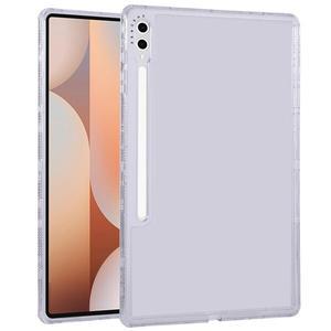 갤럭시탭S9 S8 S7 플러스 FE 12.4인치 심플 이중 범퍼 컬러풀 투명 태블릿 케이스