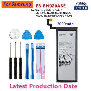 삼성호환 갤럭시 호환 노트 5 SM-N920 N920F N920T/A N9208용 새 EB-BN920ABE 3000mAh 배터리