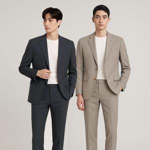 바쏘옴므 25S/S 남성 봄여름 데일리 스트레치 정장 셋업 5종