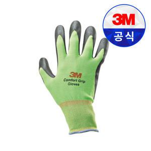 3M 컴포트그립 장갑 그린 NBR 면 안전 코팅 반코팅 작업