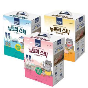 동원 뉴트리플랜 뉴트리스틱 참치와 연어 14g x 100p 츄르 고양이간식 짜먹는간식