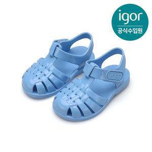 [트래드후스](본점)[IGOR] 이고르 클라시카 글로스 블루 키즈샌들 여름샌들 유아샌들 아동샌들 키즈젤리...