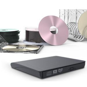 [이지커머스]DVD RW 외장형CD롬 속도5Gbps 경량 슬림바디 자동인식 CD플레이어 ODD 외장CD롬 외장ODD CD롬
