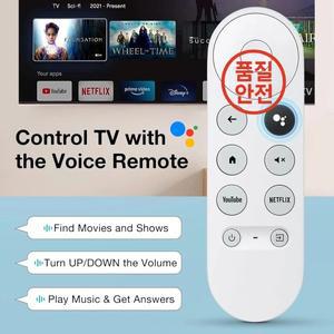 리모컨 Chromecast Google TV HD/4K G9N9N 원격 DHMI 잭 Bluetooth 페어링 음성 컨트롤러 Remoto