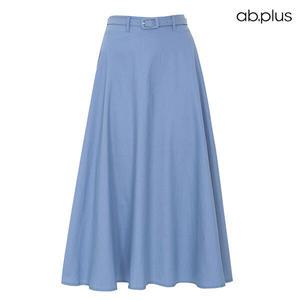 [정품] 에이비플러스 A라인 벨티드 백밴딩 플레어 스커트 (LSY3MS81A) ( 추천)596644