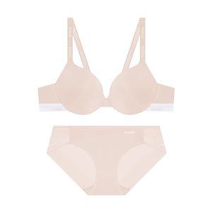 매장정품 게스 언더웨어 퓨징 라이트 볼륨 브라 팬티 세트 - 베이지 GEWBR121BE_BP121BE 746115