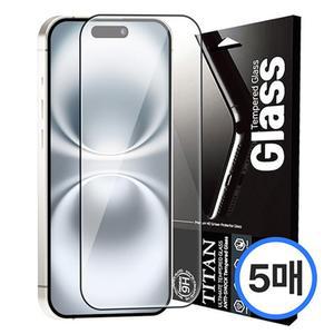 타이탄 강화유리 필름 (5매) / SM-A165N / 갤럭시 A16 LTE / SM-A166 / 갤럭시 A16 (5G) 공용