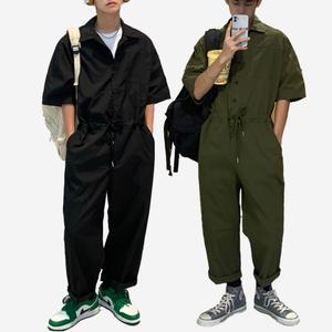 여름 점프슈트 반팔 점프수트 유니폼 작업복 I5PT043