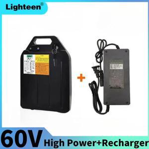 할리 2 륜 전기 스쿠터 자동차 리튬 배터리 및 내장 18650 신형 셀  60V 20Ah-60AH2000W