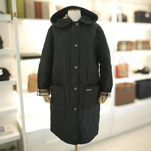 버버리 퀼팅 후드 자켓 80842091 파크게이트 폴리에스터 블랙 여성 명품옷 선물
