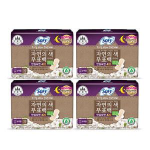 쏘피 유기농 자연의색 무표백 슈퍼롱 생리대 10개 x 4팩