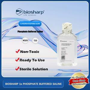 BIOSHARP 1x 인산 버퍼 식염수 PBS 실험실 및 생물학적  제품용 멸균 용액