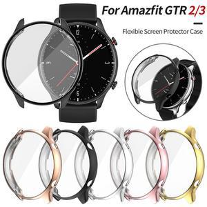Amazfit GTR 2/GTR 3/GTR 4 시계 쉘용 소프트 TPU 보호 케이스 커버 Huami Amazfit GTR3 Pro/3Pro/GTR2e/GTR4 보호