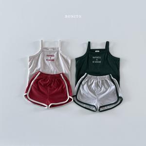 [연투] 보니토 25여름 해피니스나시상하세트 여아 남아 나시상하복 12개월 유아 키즈