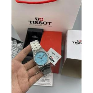 티쏘 [세금포함] [정품] New PRX 80 Ice 블루 40mm 스테인레스 스틸 쿼츠 시계 T1374071135100 손목시계 패