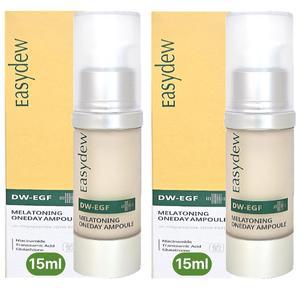 대웅제약 이지듀 EGF 멜라토닝 원데이 앰플 15ml 2개