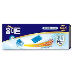 홈매트 리필 90매 X 3팩 (총270매)
