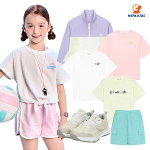 [35%]네파키즈 2025 S/S SUMMER BEST 셋업/반팔티/샌들 UP TO 88%