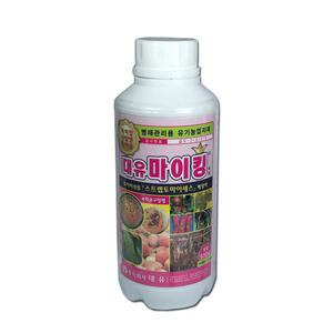대유마이킹500ml 친환경 유기농업자재 감자 들깨 딸기 배추 복숭아 사과 상추 수박 오이 토마토 (특허-고추 역병 탄저병 항균효과 잿빛곰팡이병 잎곰팡이병 뿌리썩음병 잘록병 억제효과) 약