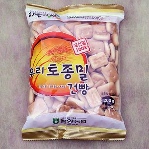 함양농협 우리 토종밀 건빵200g/고소하고 단백한 간식