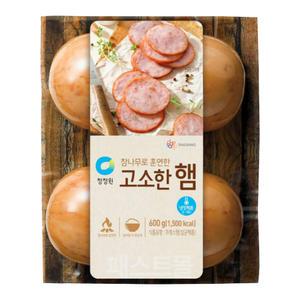 청정원 참나무로 훈연한 고소한햄(300g+300g) 600g