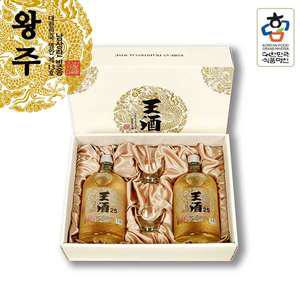 대한민국 명인13호 남상란빚은 민속주 왕주 2525 선물세트 25도