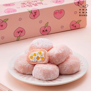 [화과방] 설레는 복숭아크림찰떡(40gx8개입) / 찹쌀떡 아이스찰떡 대량간식 떡