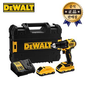 디월트 충전햄머드릴드라이버 DCD709L2 20V 18V 배터리 3.0Ah 해머드릴