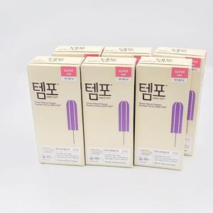 뉴 템포 내추럴 유기농 프리미엄 탐폰 슈퍼 8Px6개