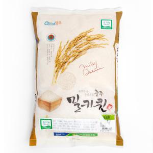 충주시 산척농협 유기농쌀 밀키퀸 4kg