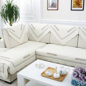 [러빙랩]아네스 순면 쇼파패드 논슬립 패드 3인용 소파 90x180cm