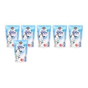 말랑이 버블 핸드워시 화이트우유 리필 250ml 6개