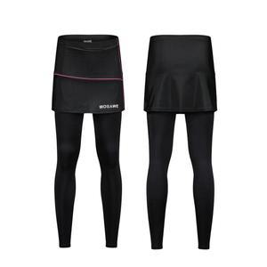 사이클복 WOSAWE 2 in 1 Women Cycling Skirt 바지 MTB 자전거 라이딩 스커트 젤 패드 하단 cilismo 통기성