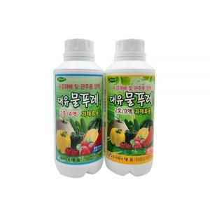 농사이야기 대유 물푸레 2호 AB액 SET 수경재배 영양제 양액 식물 딸기 토마토