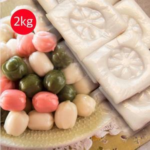 굳지않는 모듬꿀떡 1kg+백미 앙금절편 1kg