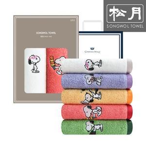 [송월타월]스누피 조이풀 150g 세면타월 2매 선물세트 (창박스+CM쇼핑백)