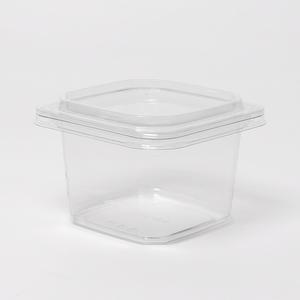 (SI) SQ-16oz (뚜껑포함) 150세트 디저트 샐러드 반찬 배달 포장 PET 용기