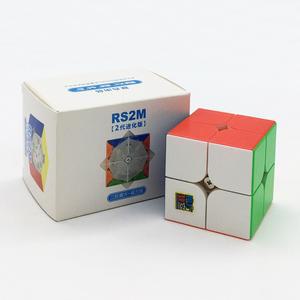 2X2 MoYu RS2M Evolution 큐브 22 자석 루빅스 선수용 스피드 큐브 222