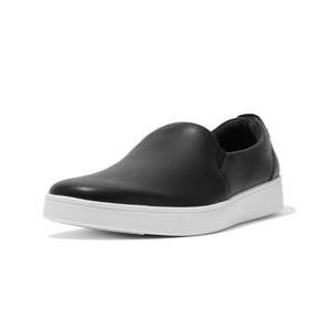 핏플랍 [가격인하][랠리] 가죽 블랙 여성 슬립온 (굽높이 3.3cm) FFSO3E034BK
