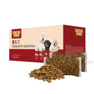 홈도그 전연령 강아지 사료 한끼식사 100gx30팩