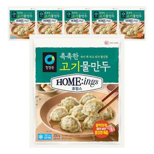 청정원 호밍스 촉촉한 고기물만두, 350g, 6개