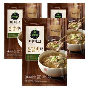 CJ 비비고 테이블 본갈비탕, 700g, 3개