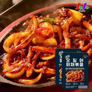 싱싱 오징어 야채 볶음 320g x 4팩 (덮밥용)
