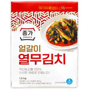 [기타]코스트코 종가 얼갈이 열무 김치 1.5kg 국산 김치 국내산 재료