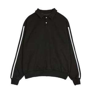 올라온 - TAPING COLLARED SWEATSHIRT 테이핑 카라 티셔츠