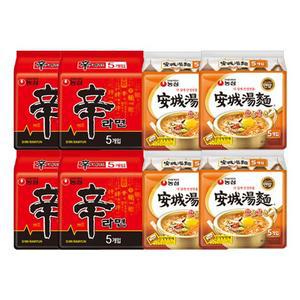안성탕면 20봉 + 신라면 20봉